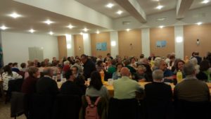 Salón lleno para la Comida Solidaria de San Gerardo 2018