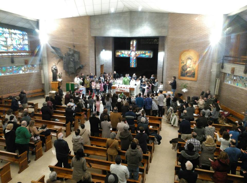 Celebración parroquial en la Parroquia de San Gerardo