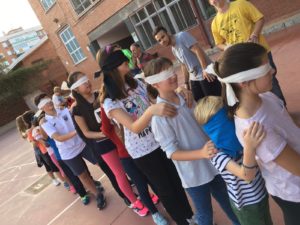 Actividad del grupo ALCES de la Parroquia de San Gerardo (Madrid).