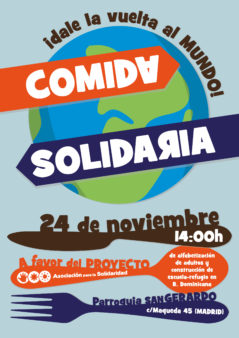 Comida Solidaria, el 24 de noviembre en la Parroquia de San Gerardo