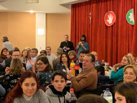 El Obispo Jesús Vidal en la Cena Solidaria