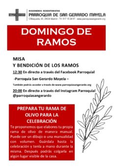 Domingo de Ramos 2020